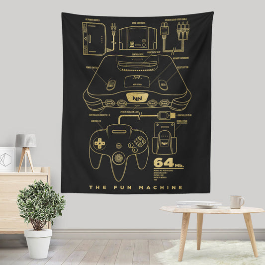 64-Bit - Wall Tapestry