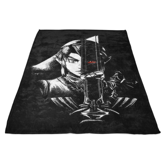 A Hero's Dark Reflection - Fleece Blanket