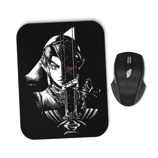 A Hero's Dark Reflection - Mousepad