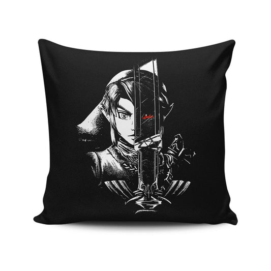 A Hero's Dark Reflection - Throw Pillow