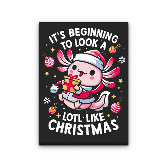 A Lotl Like Christmas - Canvas Print