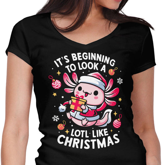 A Lotl Like Christmas - Women's V-Neck