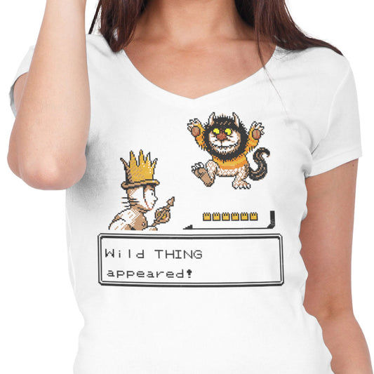 A Wild Thing Appeared - Women's V-Neck
