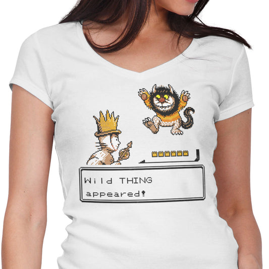 A Wild Thing Appeared - Women's V-Neck