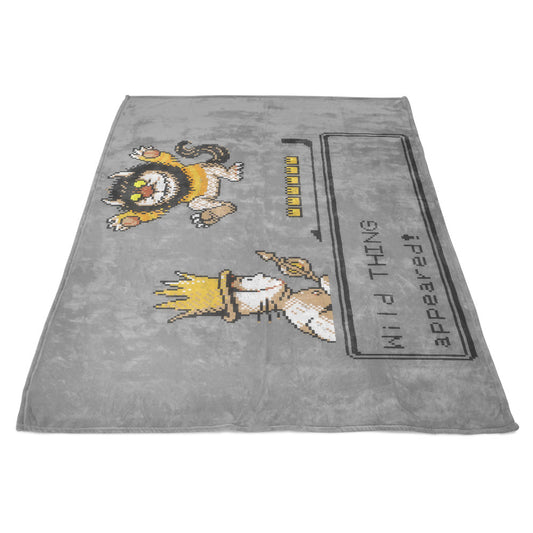A Wild Thing Appeared - Fleece Blanket