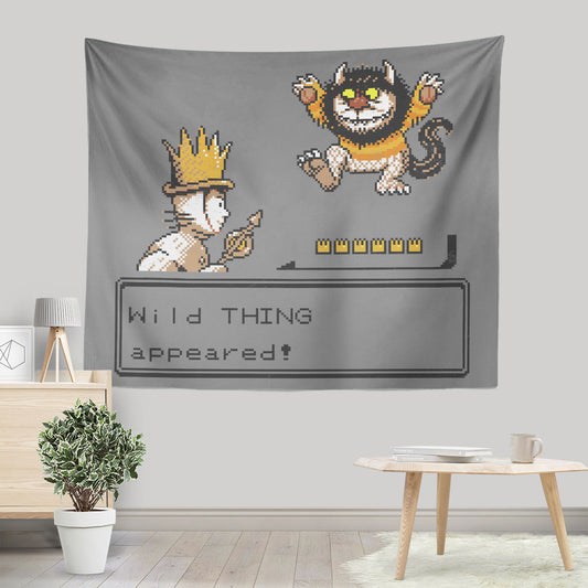 A Wild Thing Appeared - Wall Tapestry