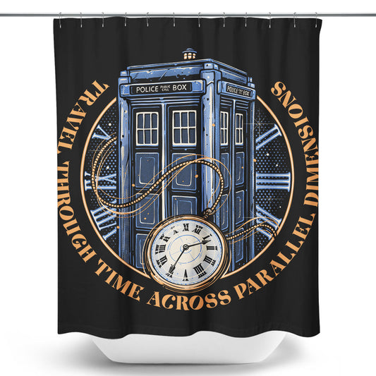 Across Parallel Dimensions - Shower Curtain