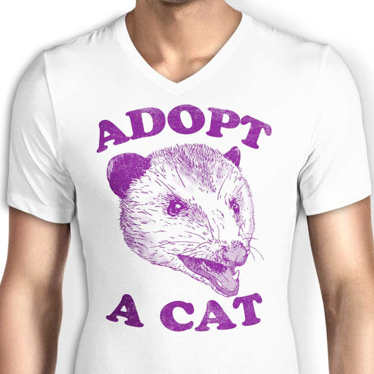 Adopt a Cat - Men's V-Neck