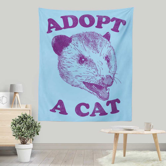 Adopt a Cat - Wall Tapestry