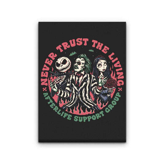 Afterlife Support Group - Canvas Print