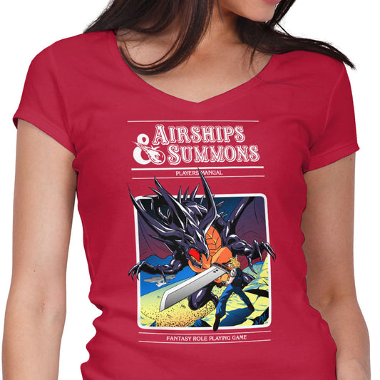 Airship and Summons - Women's V-Neck