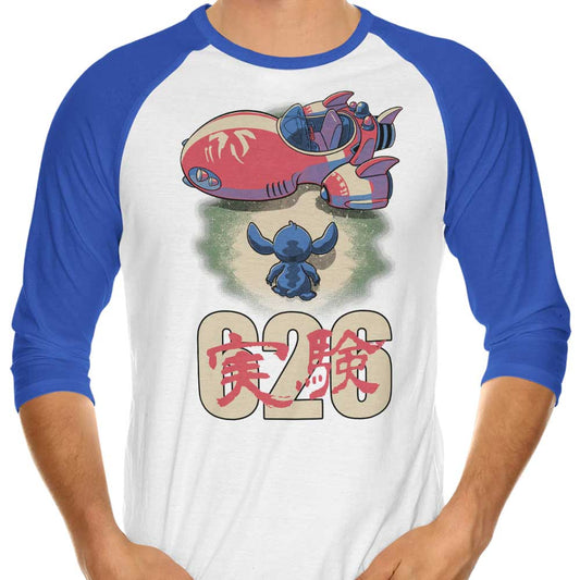 Alien Spaceship - 3/4 Sleeve Raglan T-Shirt