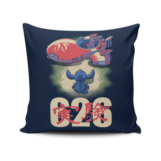 Alien Spaceship - Throw Pillow