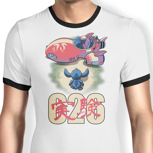 Alien Spaceship - Ringer T-Shirt