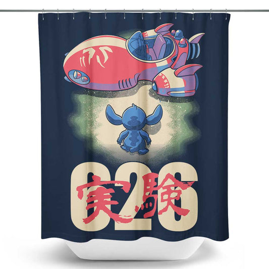 Alien Spaceship - Shower Curtain