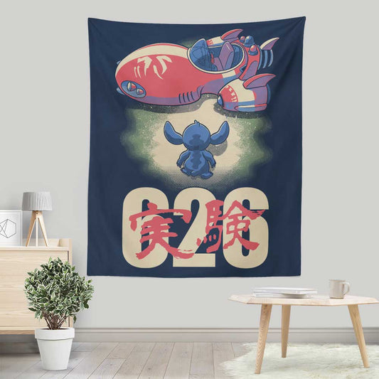 Alien Spaceship - Wall Tapestry