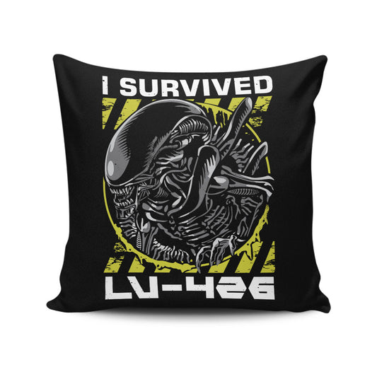 Alien Survivor - Throw Pillow
