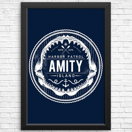 Amity Island Harbor Patrol - Posters & Prints