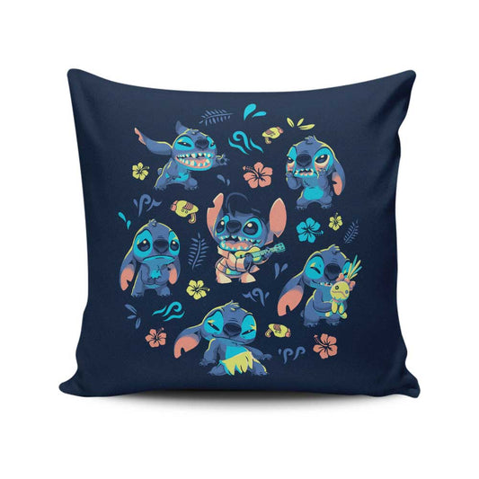 An Alien's Day - Throw Pillow