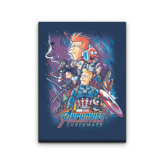 Anchovies: Checkmate - Canvas Print