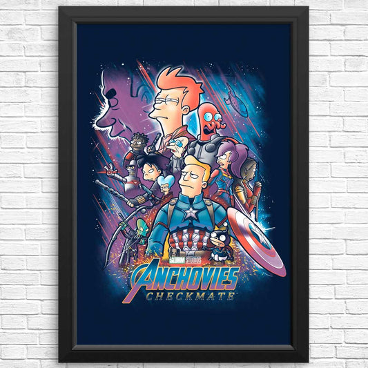 Anchovies: Checkmate - Posters & Prints