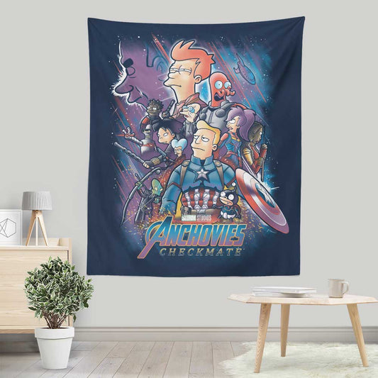 Anchovies: Checkmate - Wall Tapestry