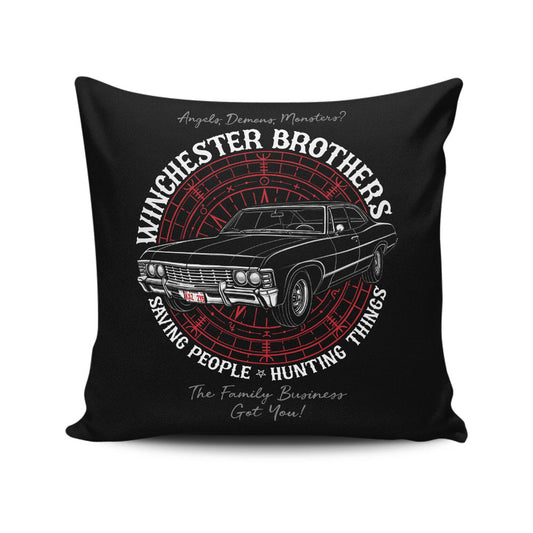 Angels, Demons and Monsters - Throw Pillow