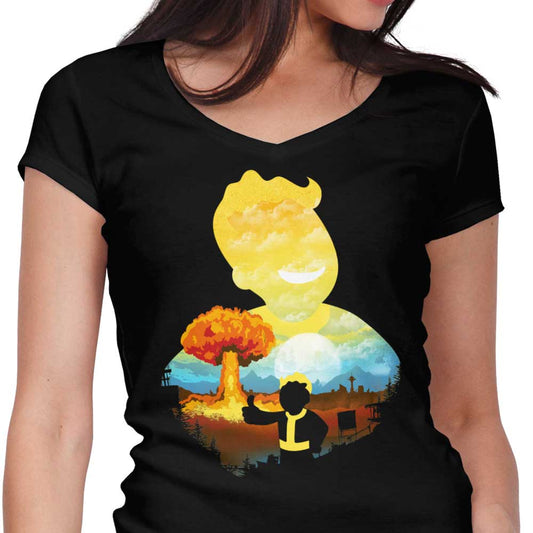 Apocalypse Silhouette - Women's V-Neck