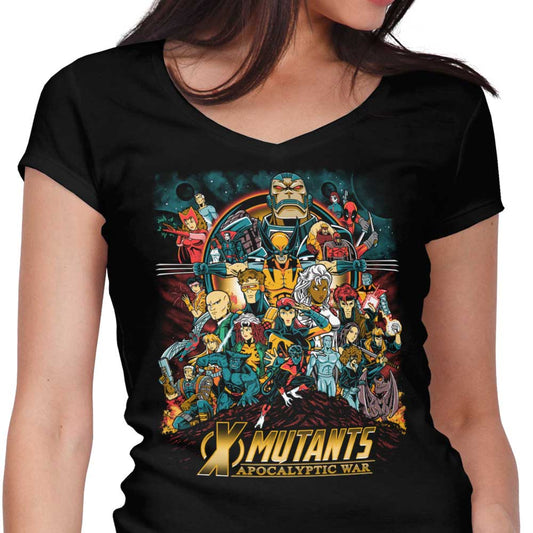 Apocalyptic War - Women's V-Neck