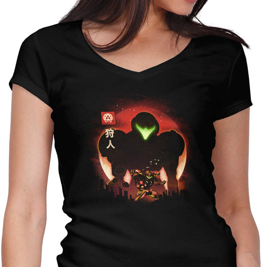 Armored Sunset - Women's V-Neck