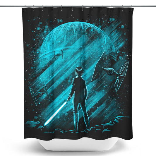 Attack on Black Squadron - Shower Curtain