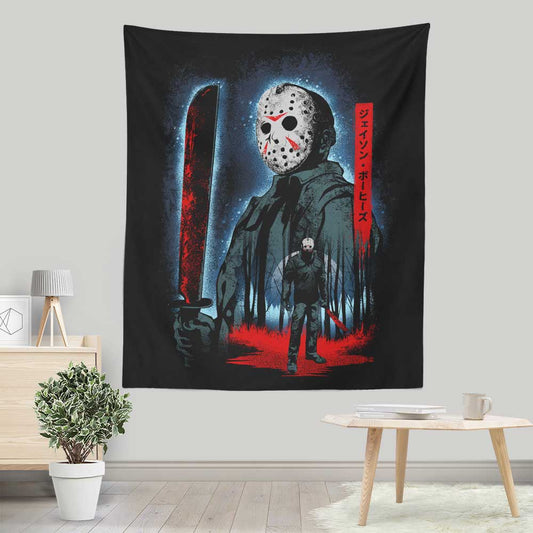 Attack on Crystal Lake - Wall Tapestry