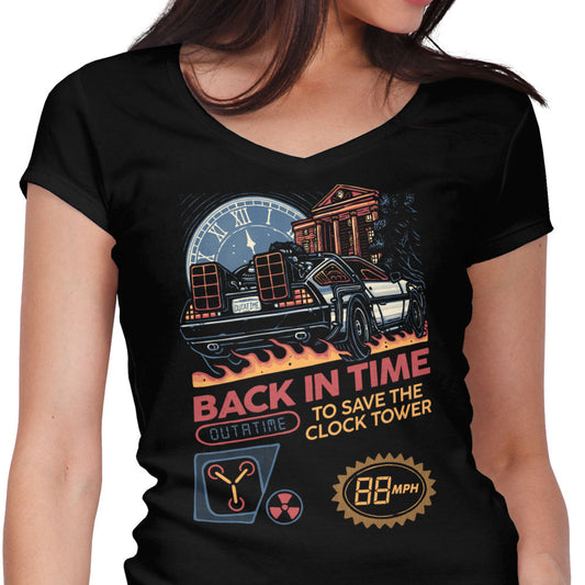Back in Time Cartridge - Women's V-Neck