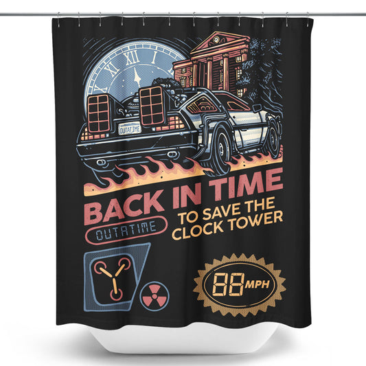 Back in Time Cartridge - Shower Curtain