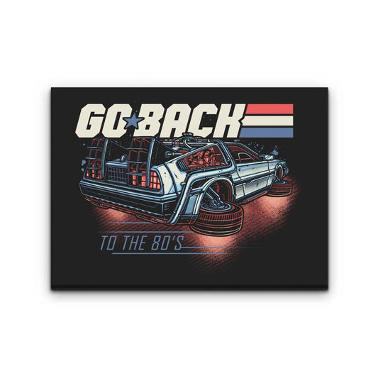 Back to the 80's - Canvas Print