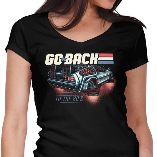 Back to the 80's - Women's V-Neck