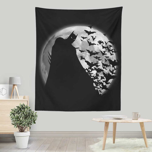 Bats Under the Moon - Wall Tapestry