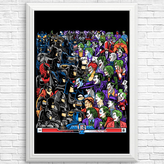 Bats vs. Clowns - Posters & Prints