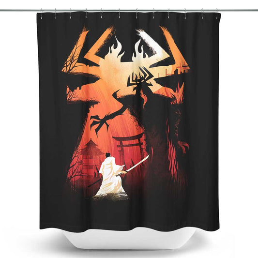 Battle the Darkness - Shower Curtain