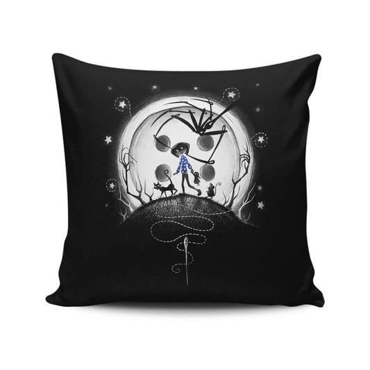 Behind the Door - Throw Pillow
