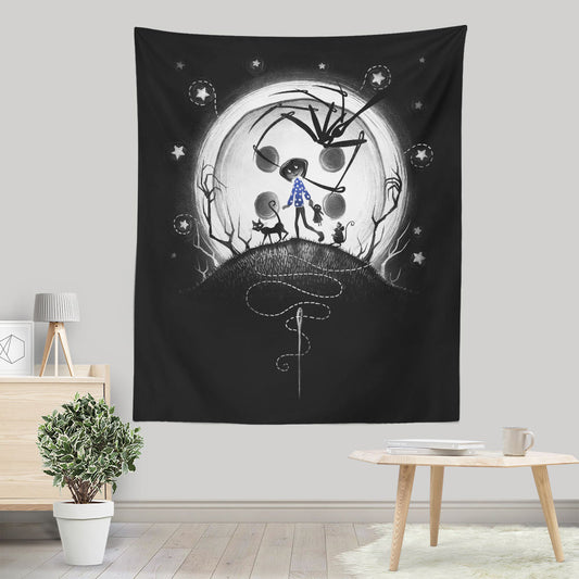 Behind the Door - Wall Tapestry