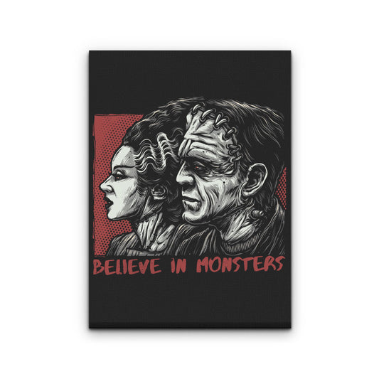 Believe in Monsters - Canvas Print