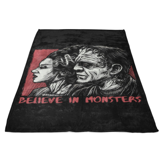 Believe in Monsters - Fleece Blanket