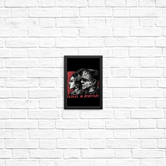Believe in Monsters - Posters & Prints