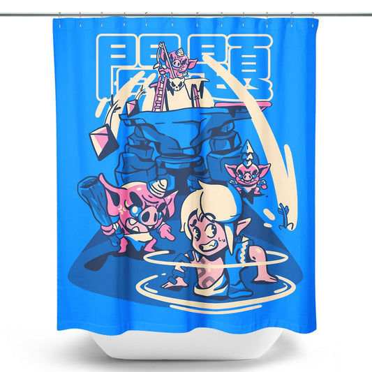 Between Worlds - Shower Curtain
