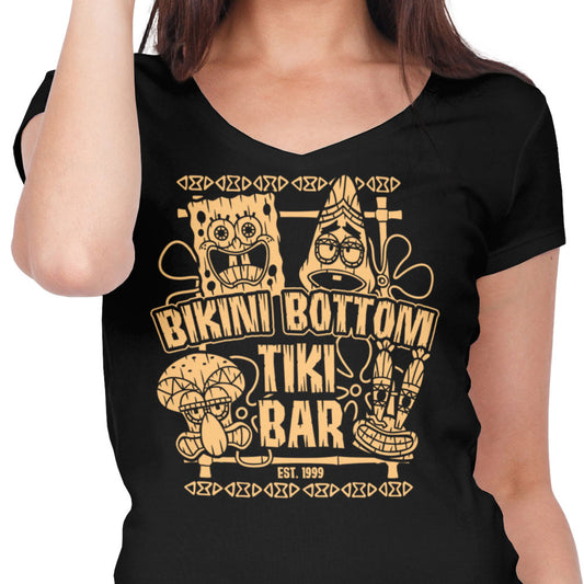 Bikini Bottom Tiki Bar - Women's V-Neck