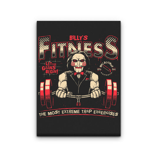 Billy's Fitness - Canvas Print