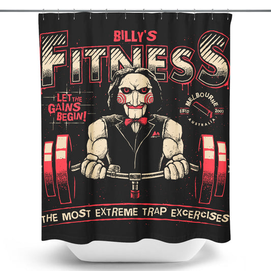 Billy's Fitness - Shower Curtain