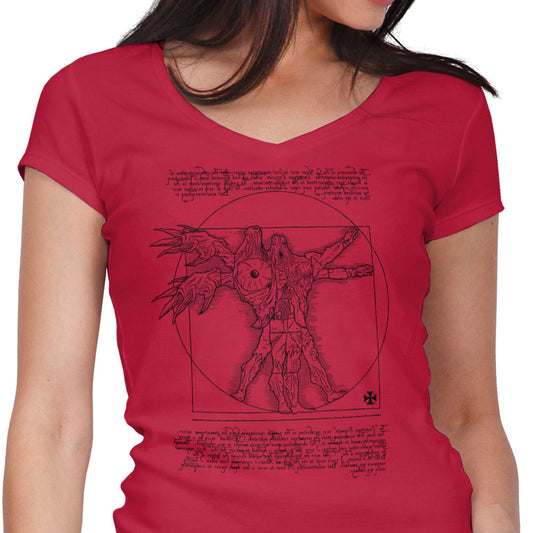Birkin Vitruvian - Women's V-Neck