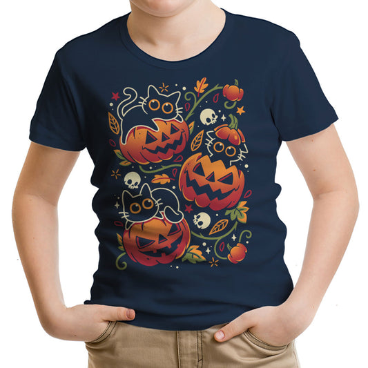 Black Cats Pumpkin Party - Youth Apparel